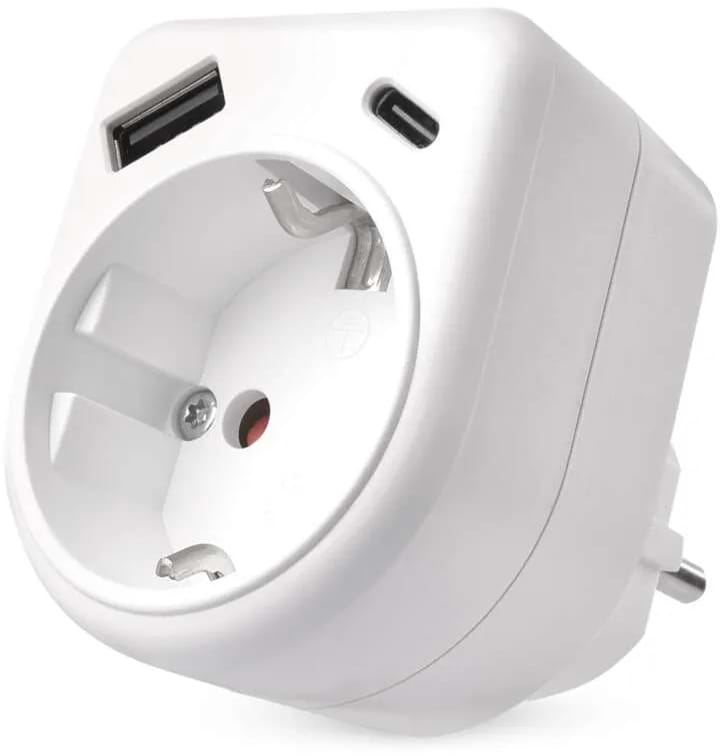 Мережевий зарядний пристрій EMOS P0075 з 1xUSB-A 1xUSB-C