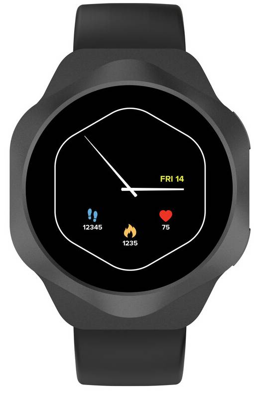 Фото - Смарт-годинник Canyon Hexagon SW-88 BT-CALL Black (CNS-SW88BB)