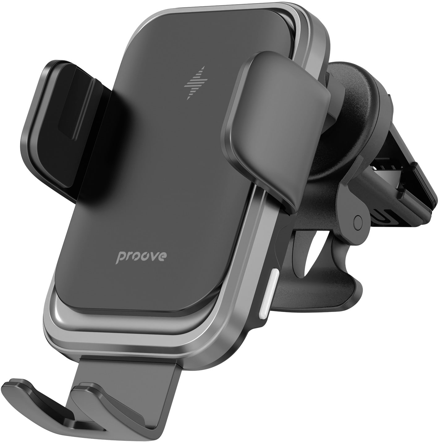 Автотримач з бездротовою зарядкою Proove Nitro Charge 15W matte Black (WHNC15002005)