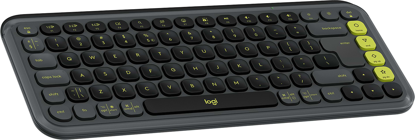 Клавіатура бездротова Logitech POP Icon Keys Graphite UKR (920-013157) - Фото 1