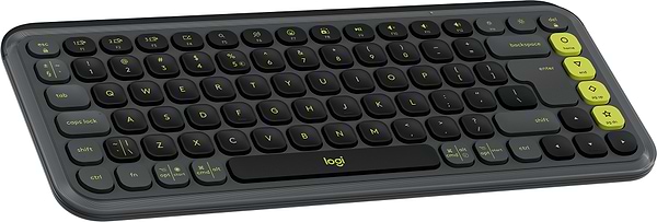 Фото - Клавіатура бездротова Logitech POP Icon Keys Graphite UKR (920-013157)