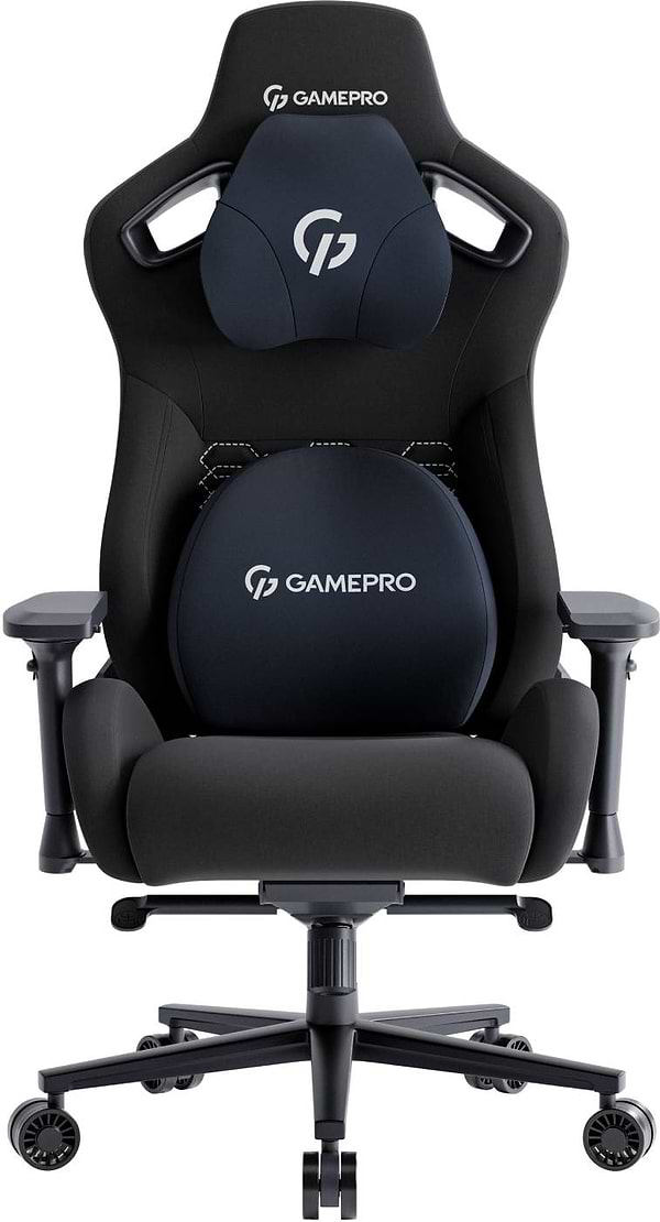 Фото - Крісло для геймерів GamePro Size XL Fabric Black (GC900B)