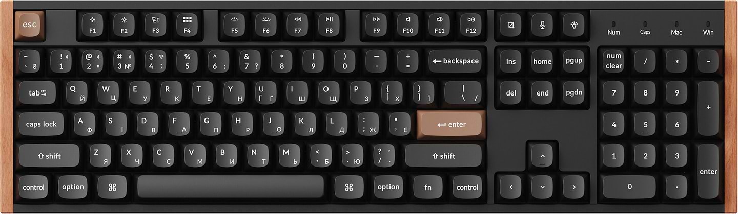 Клавіатура бездротова Keychron K10 HE Magnetic Switch Black RGB (K10H-F1-UA)