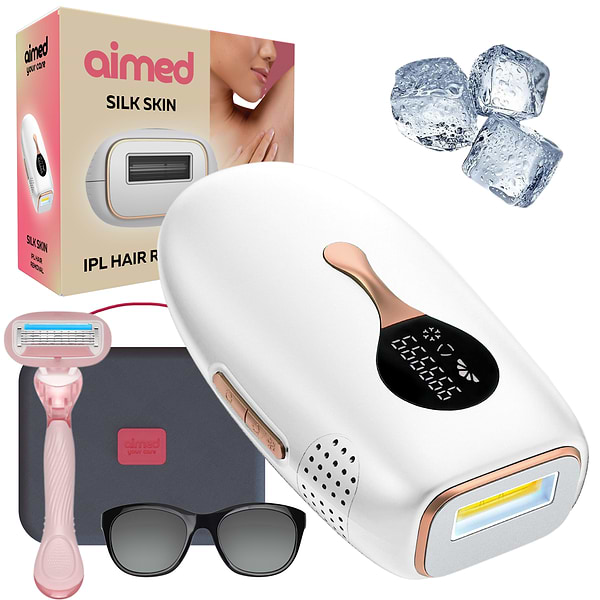 Фото - Фотоэпилятор AIMED Silk Skin PRO Ice Cooling IPL Intensed Pulse Light (AI-SilkProWh)