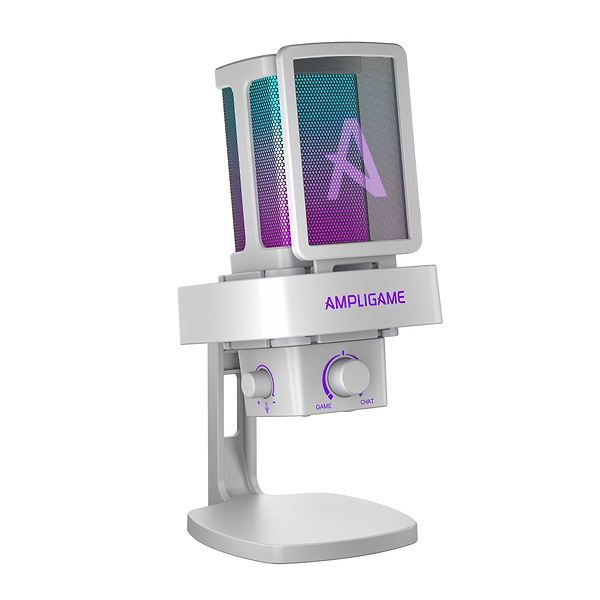 Фото - Мікрофон до комп'ютера Fifine Ampligame Q8PROW USB White