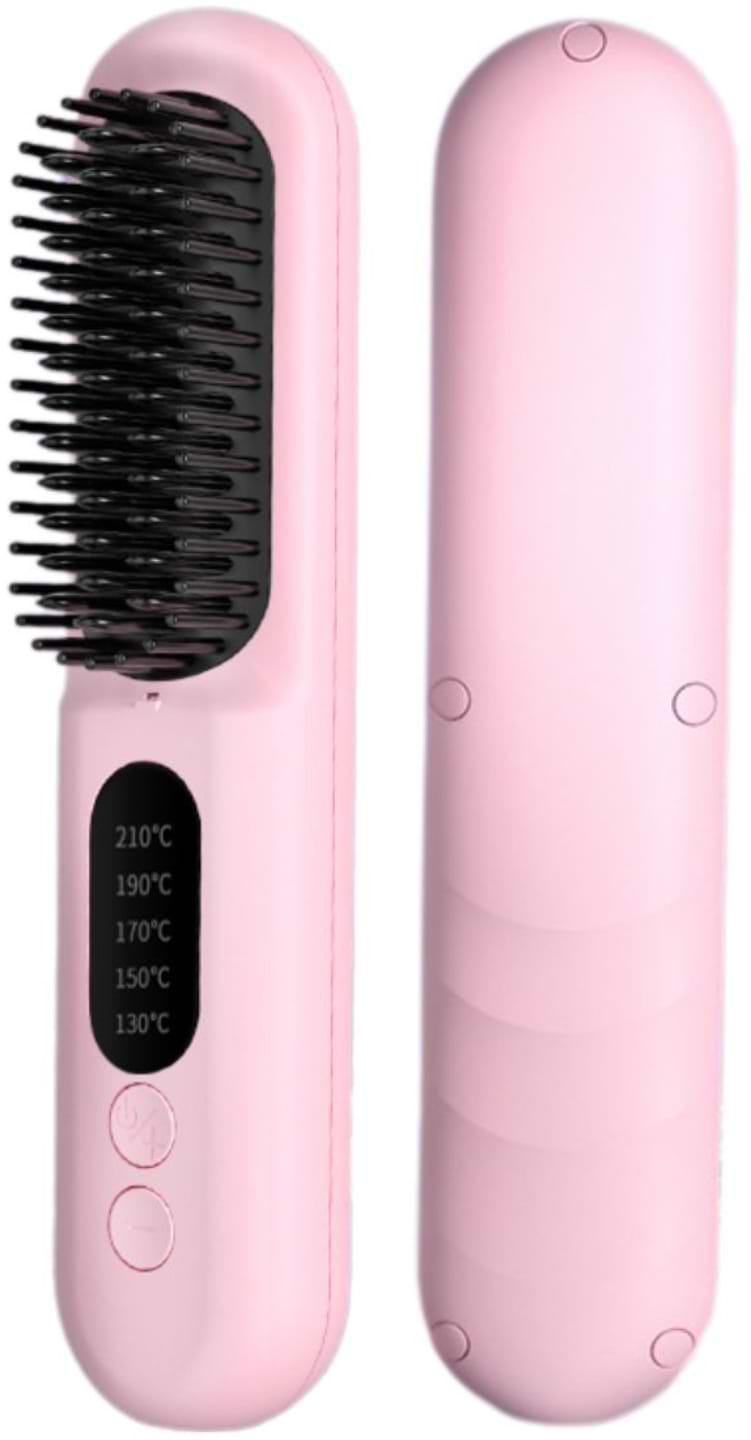 Выпрямитель волос AIMED Wireless Hair Straightener Pink (AI-HStraight_Wireless_pin) - Фото 1