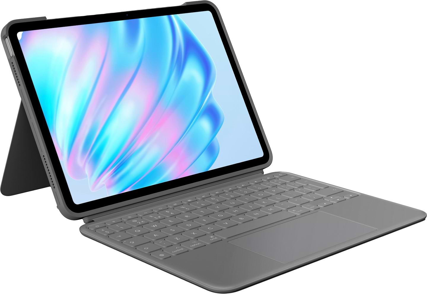 Чохол-клавіатура для планшета Logitech Combo Touch iPad Air 11'' (M2) Oxford Grey (920-012636) - Фото 1