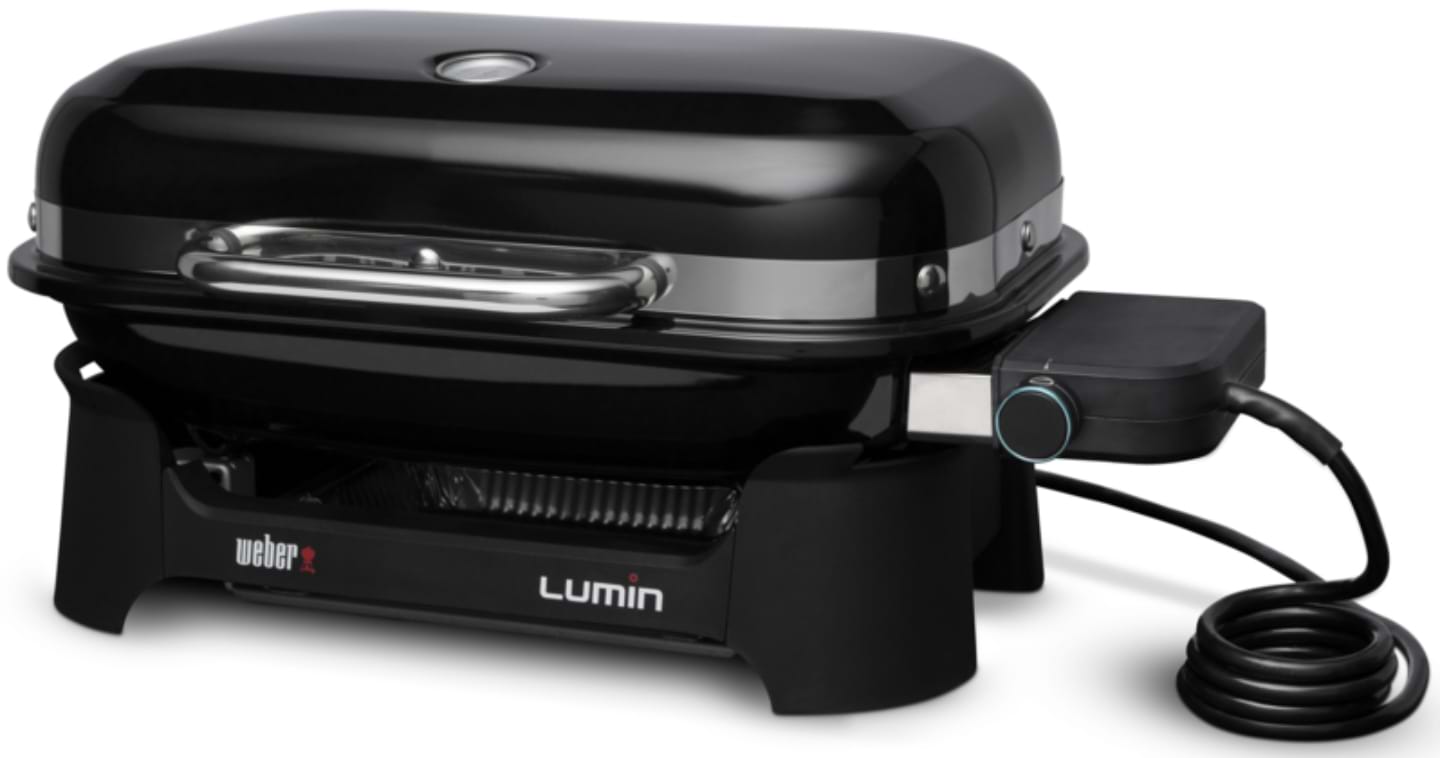 Гриль-барбекю электрический Weber Lumin Compact 1000 Black (91010979) - Фото 1