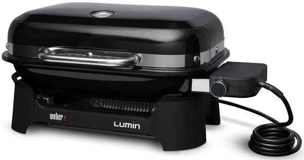 Фото - Гриль-барбекю електричний Weber Lumin Compact 1000 Black (91010979)