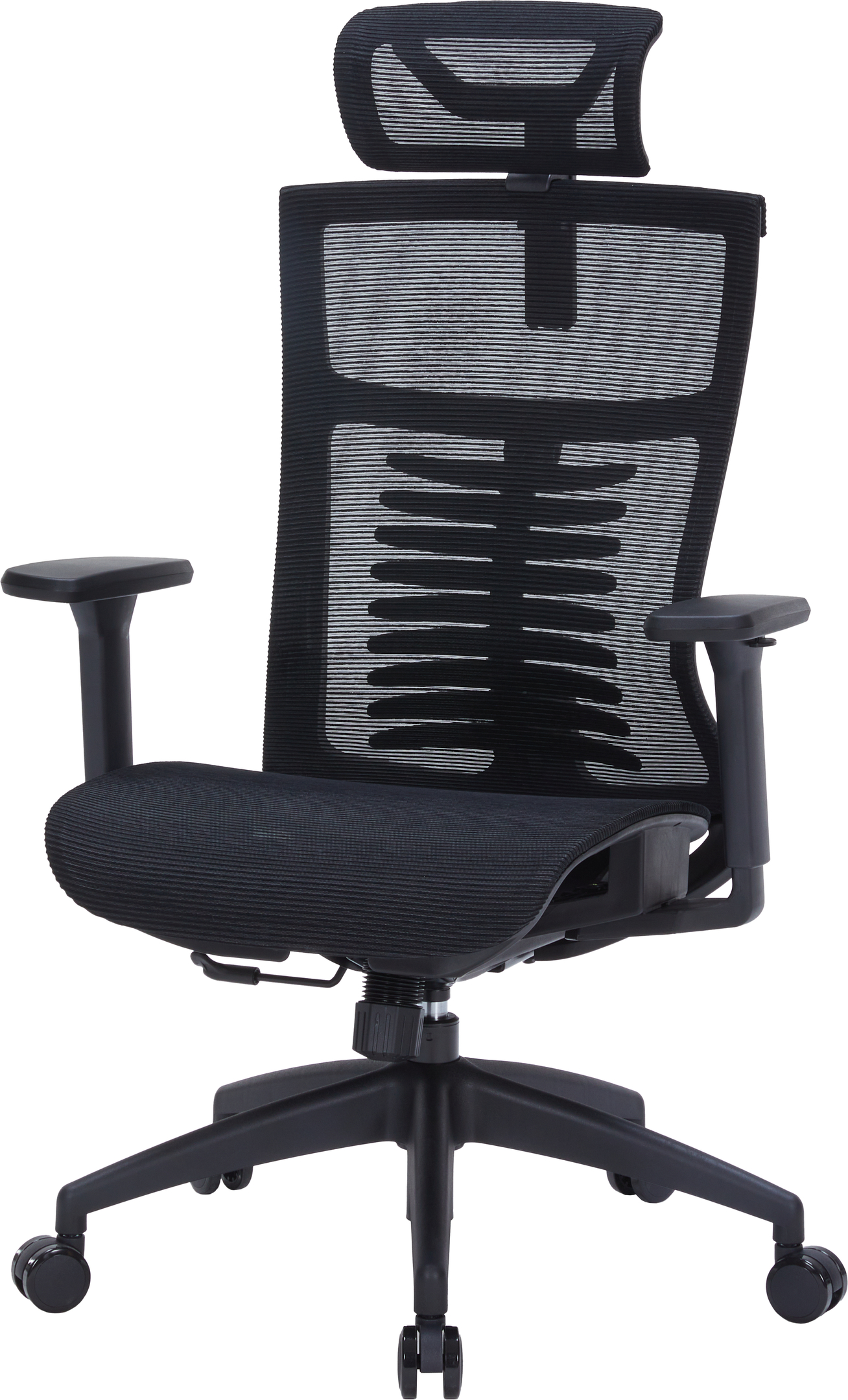 Крісло офісне OfficePro Balance (OC620-B-B-B) Black - Фото 1