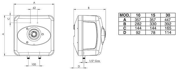 Фото - Водонагрівач Ardesto EWH-30OMWMI
