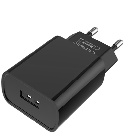 Сетевое зарядное устройство BOROFONE BA20A Sharp single port charger 10.5W Black (6931474702081)