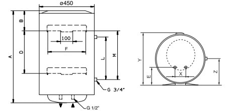 Фото - Водонагрівач Ardesto NEU NTS 80 V 1.5K EU2