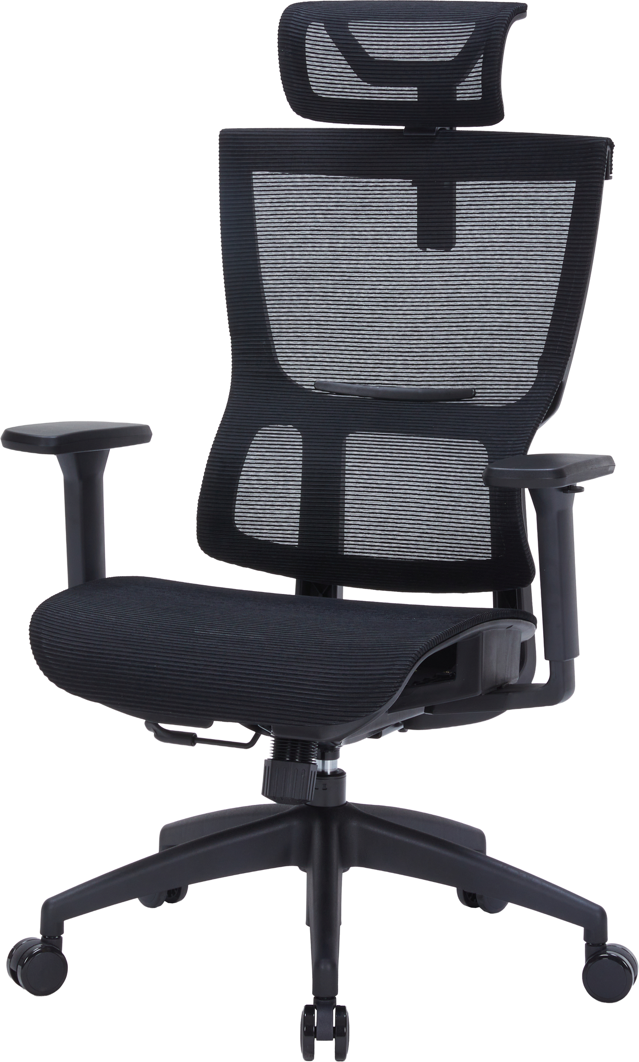 Крісло офісне OfficePro Elegant (OC660-B-B-B) Black - Фото 1