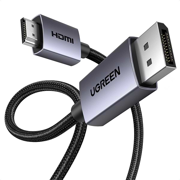 Фото - Кабель UGREEN DP125 DisplayPort to HDMI 2.0 4K@30Hz 3m Black (35843)