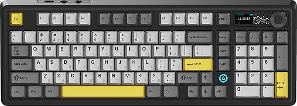 Фото - Клавіатура бездротова ігрова Ajazz AK980 Clear Sky (AK980-CS-BGY) Фото - Клавіатура бездротова ігрова Ajazz AK980 Clear Sky (AK980-CS-BGY)