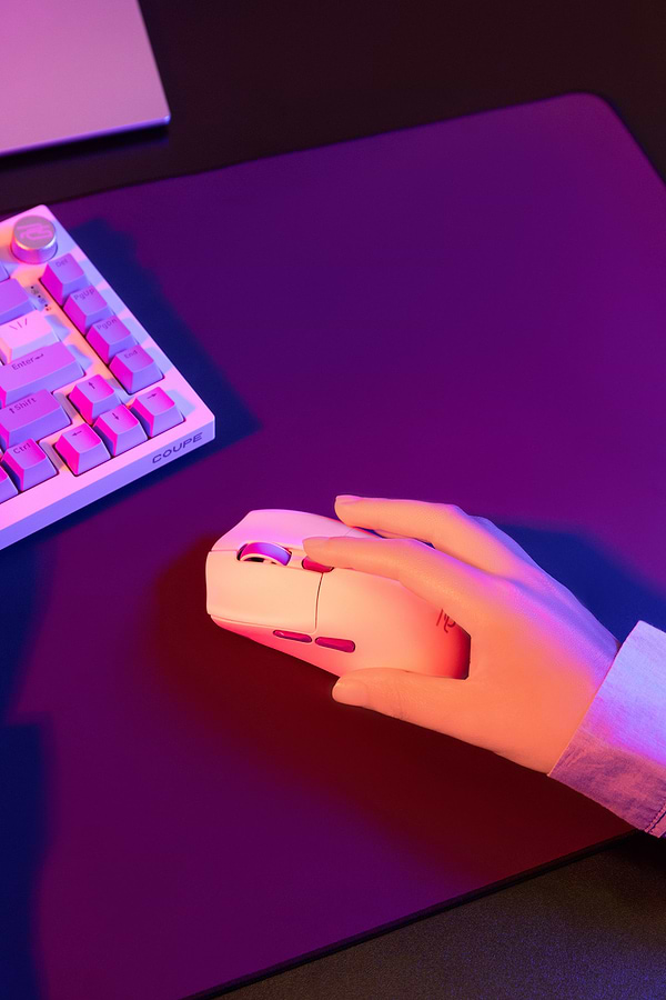 Фото - Миша бездротова ігрова Proove Gaming Rate Special Edition White/Purple (CMRTWRS03002)