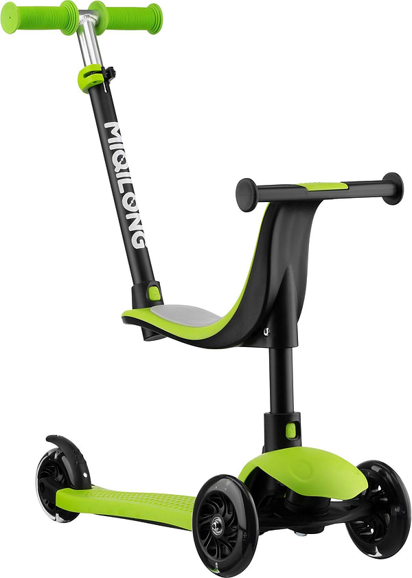 Фото - Триколісний самокат Miqilong Alamo Зелений (ALAMO-125-GREEN)