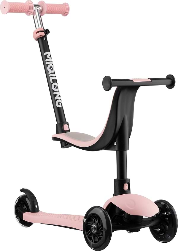 Фото - Триколісний самокат Miqilong Alamo Рожевий (ALAMO-125-PINK) Фото - Триколісний самокат Miqilong Alamo Рожевий (ALAMO-125-PINK)