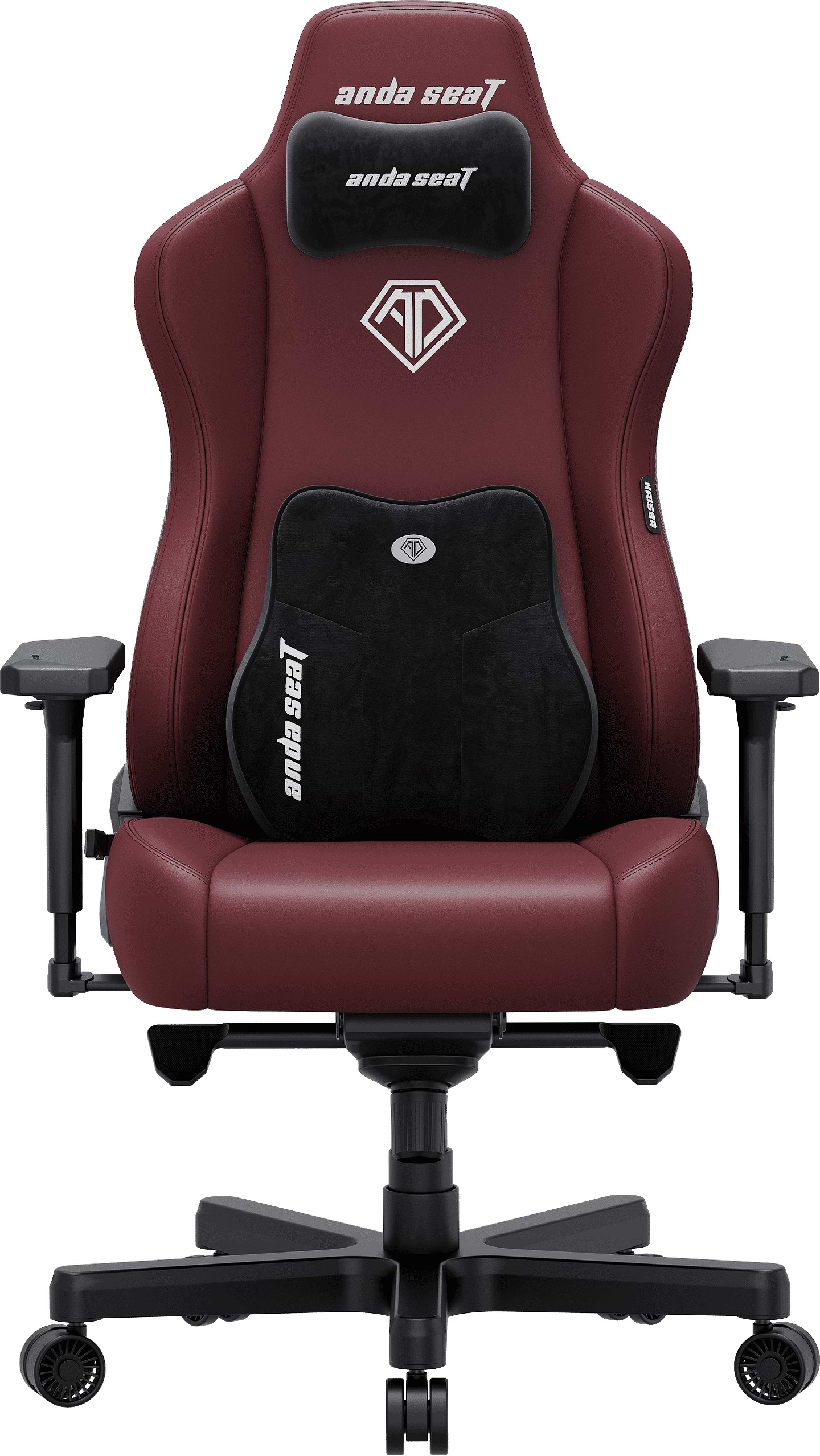 Кресло для геймеров Anda Seat Kaiser 3E XL Maroon PVC (AD23YC-XL-09-A-PV/C-A01) - Фото 1