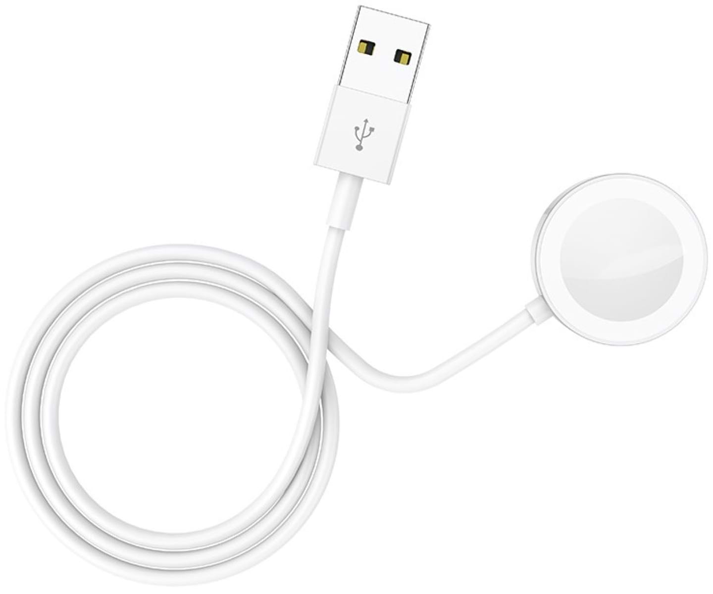 Беспроводное зарядное устройство BOROFONE BQ13 wireless charger for iWatch White (6974443380798)