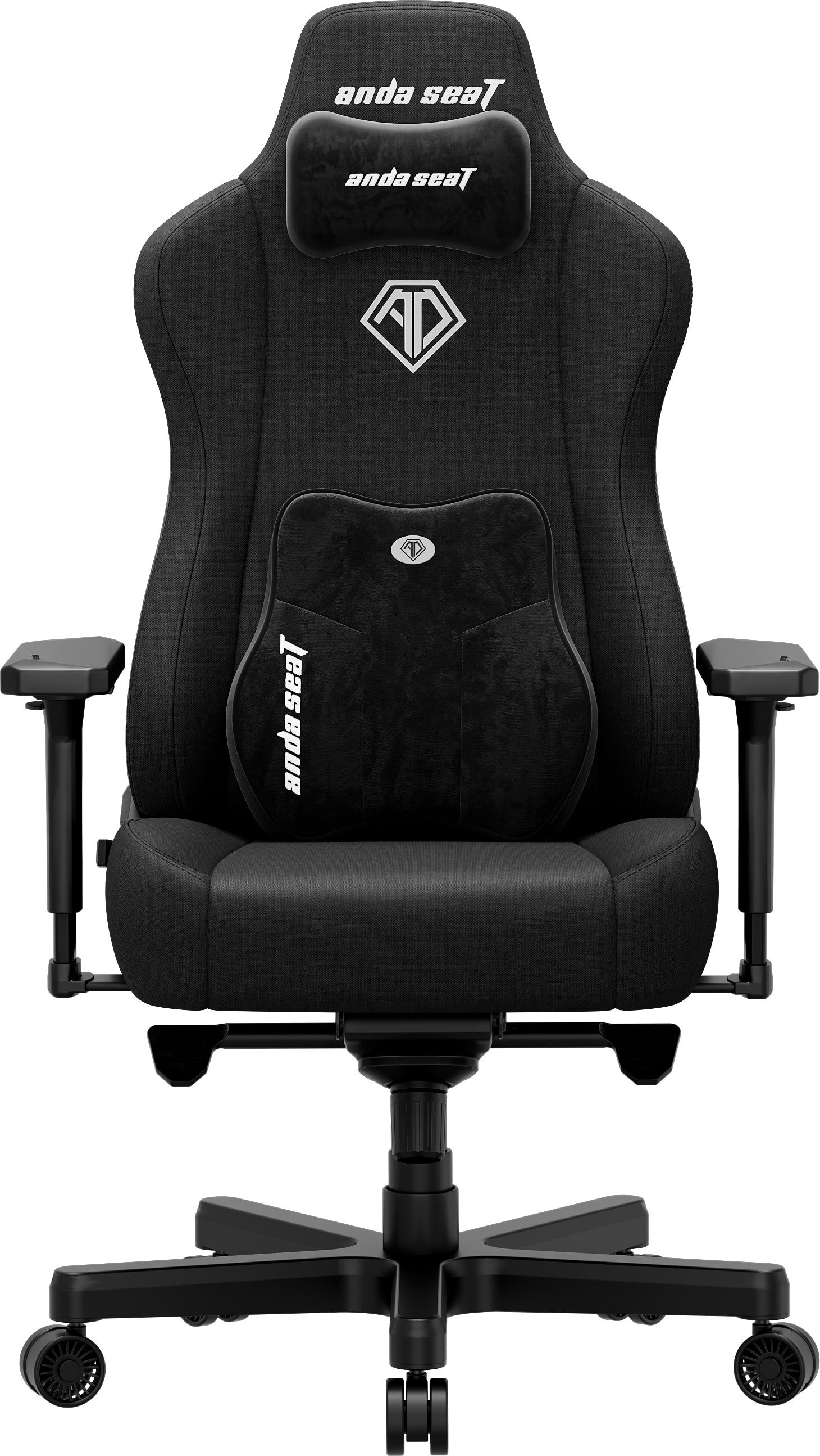Кресло для геймеров Anda Seat Kaiser 3E XL Black Fabric (AD23YC-XL-09-B-CF-B01) - Фото 1