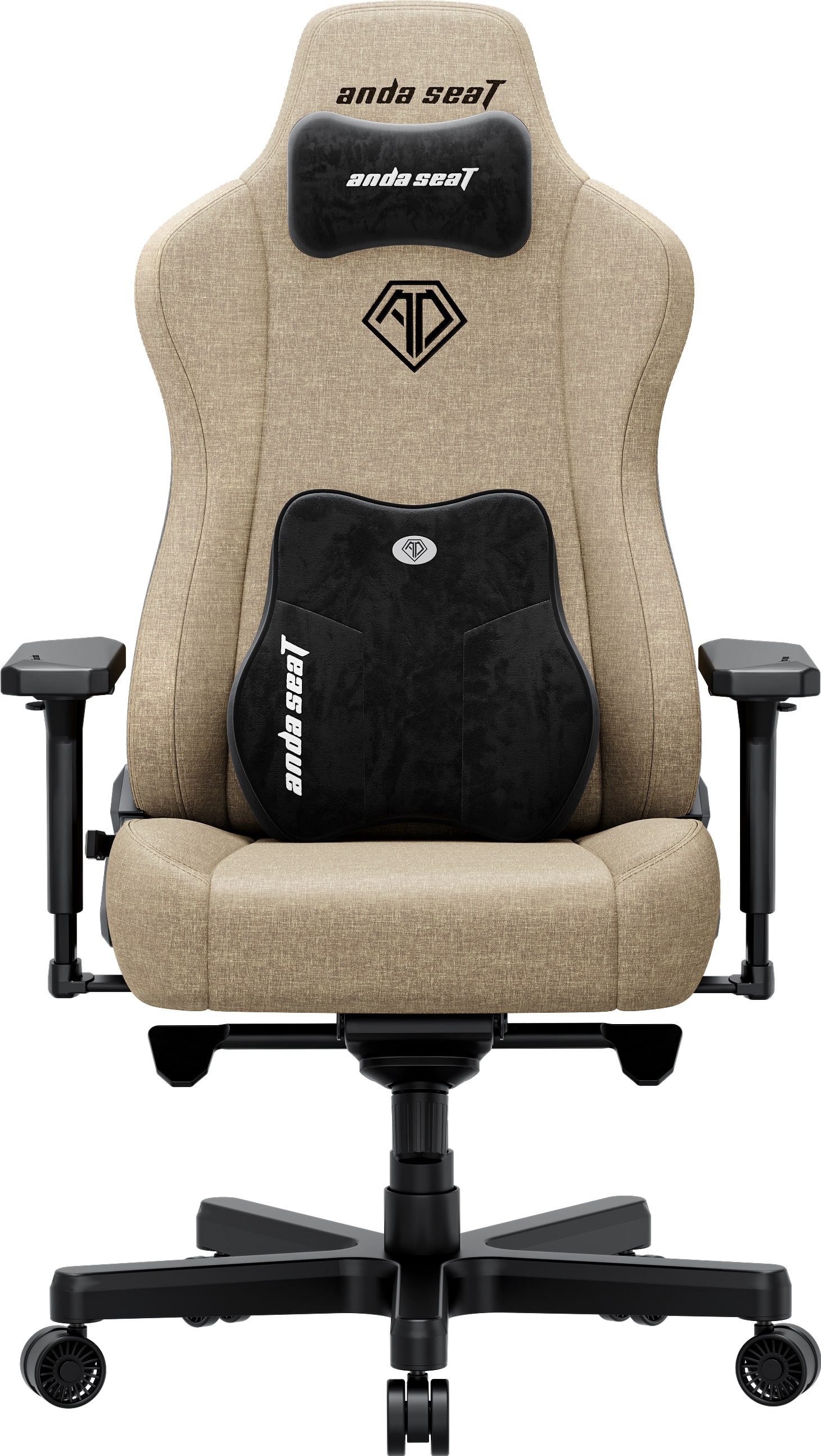 Крісло для геймерів Anda Seat Kaiser 3E XL Dark Beige Fabric (AD23YC-XL-09-H-CF-H01) - Фото 1