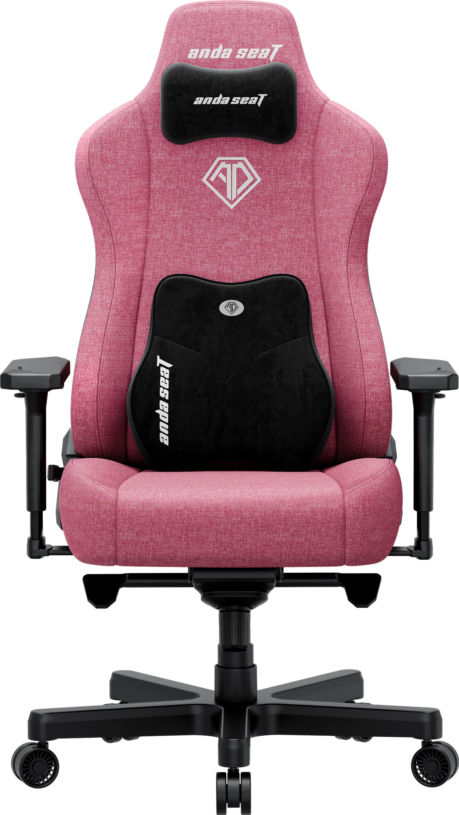 Крісло для геймерів Anda Seat Kaiser 3E XL Pink Fabric (AD23YC-XL-09-P-CF-P01) - Фото 1