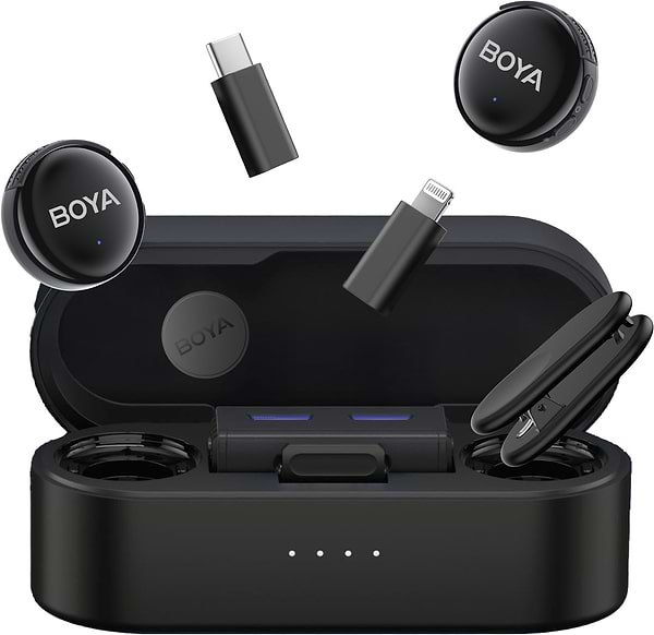 Фото - Микрофон для смартфона Boya LINK 3-01 Type-C/TRS/Lightning Black