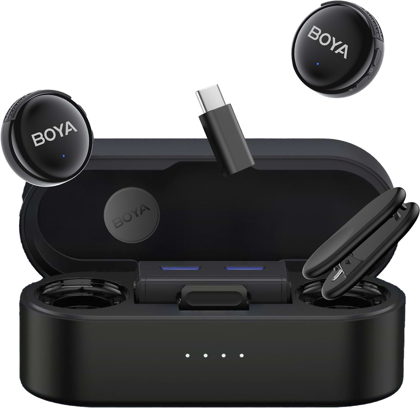 Мікрофон для смартфона Boya LINK 3-02 Type-C/TRS Black - Фото 1