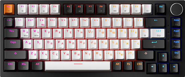 Фото - Клавиатура проводная игровая GamePro Asgard Valhalla Max Magnetic Switches USB Black (MK160B MAX)