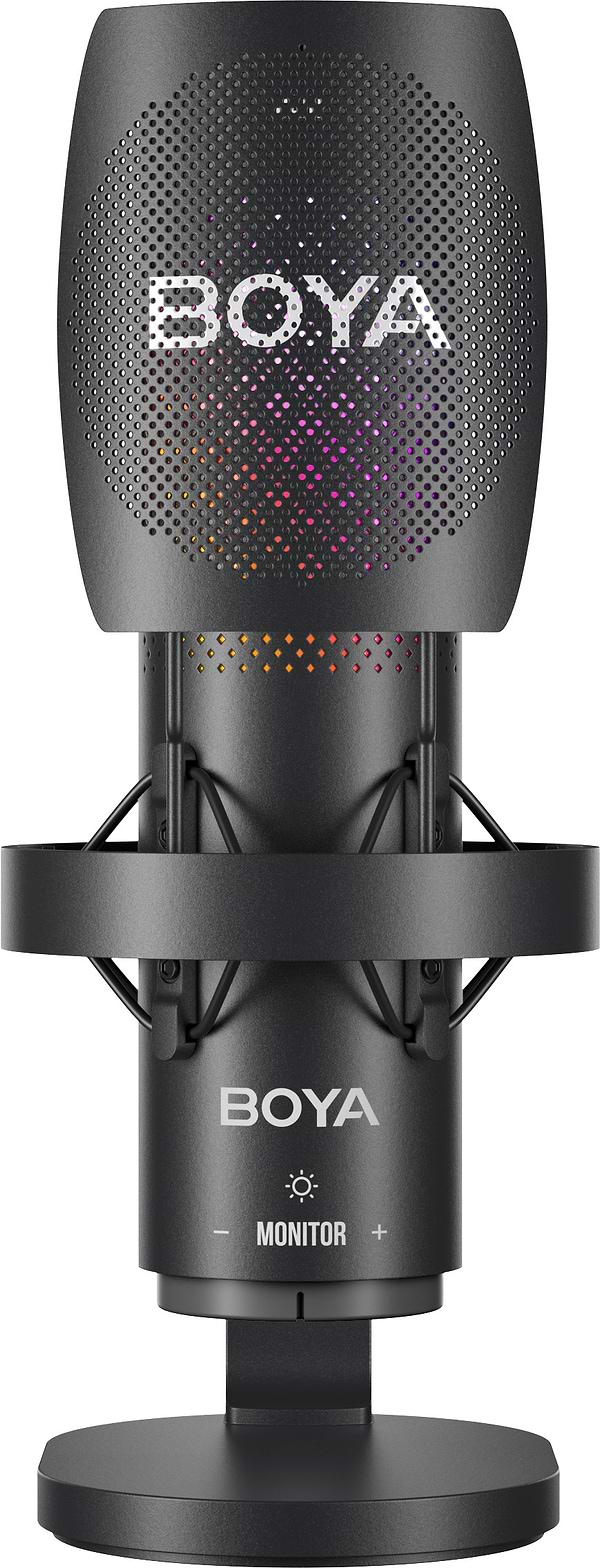 Фото - Микрофон для компьютера проводной Boya K9 RGB Black