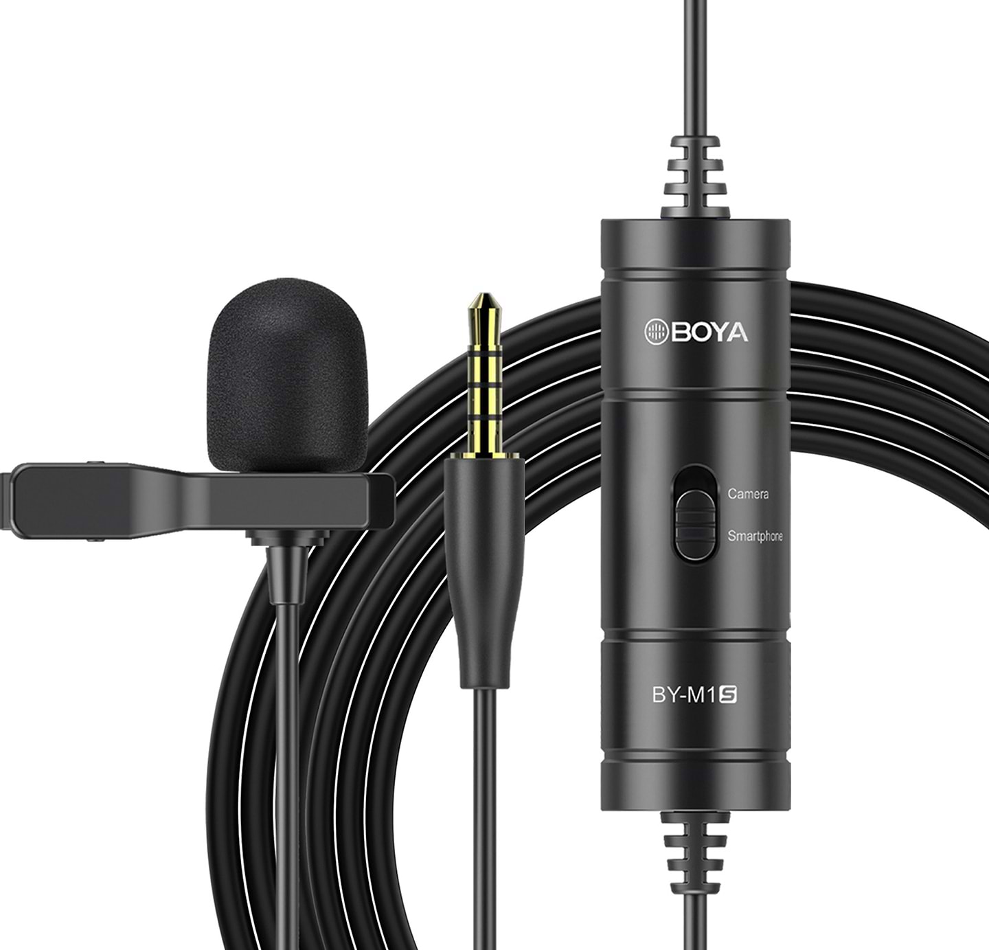 Мікрофон для смартфона Boya BY-M1S Black - Фото 1