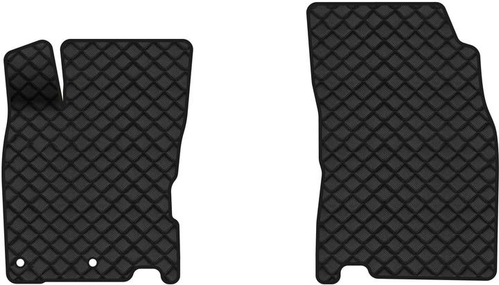 Килимки з екошкіри в салон авто передні EVAtech ECO для Qashqai (J11) Nissan 2013-2021 2 покоління SUV EU NS3192AV2AV2BBB