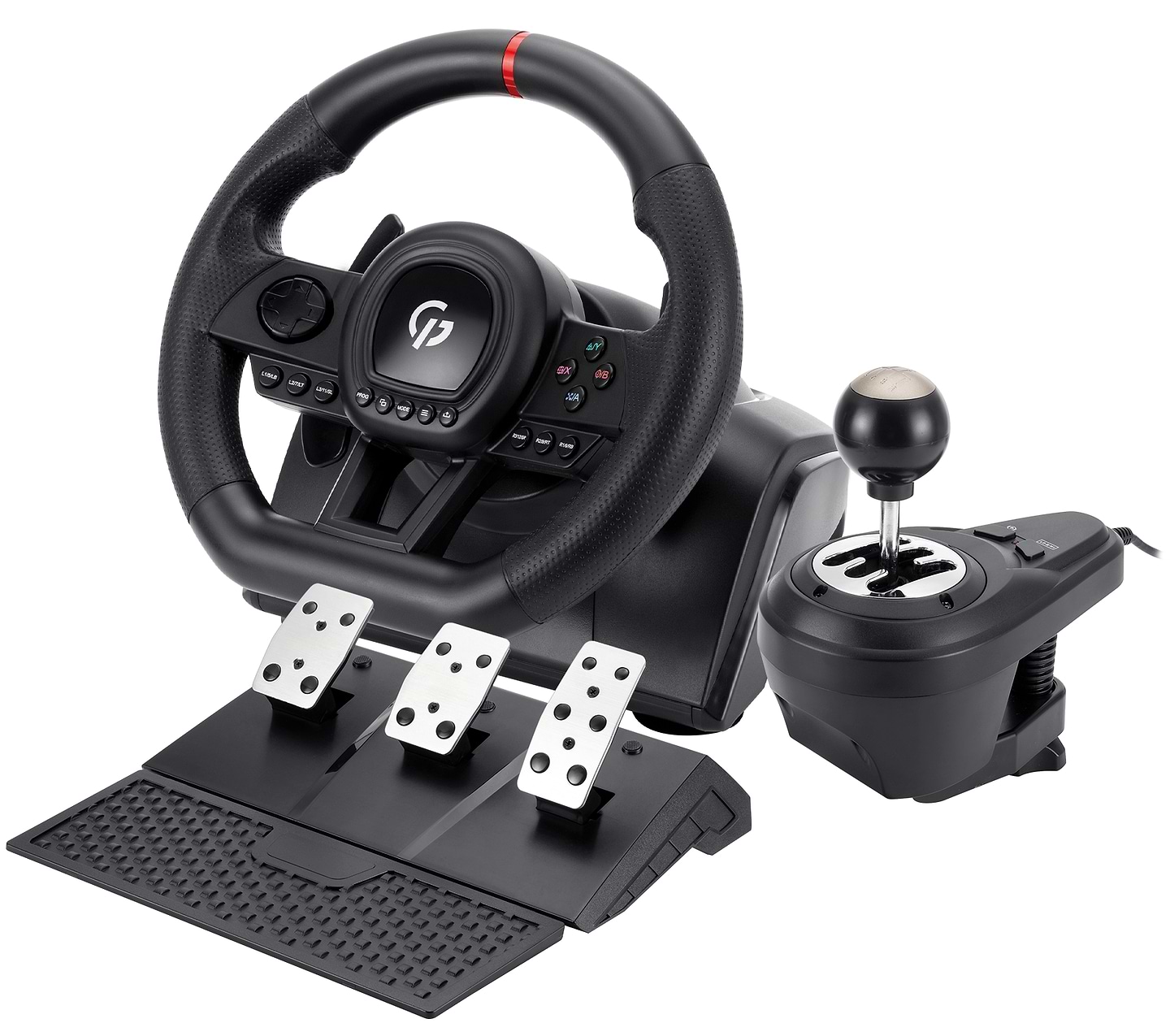 Купить Руль GamePro PC/XBOX360/XBOXONE/SWITCH/PS3/PS4 (RW038PM) - Фото 1 Руль GamePro PC/XBOX360/XBOXONE/SWITCH/PS3/PS4 (RW038PM) - Фото 1