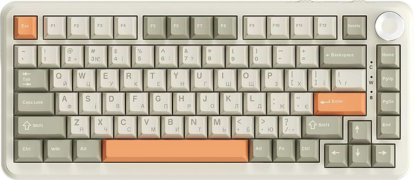 Фото - Клавиатура беспроводная игровая Ajazz AK820 MAX (AK820MAX-FF-R)