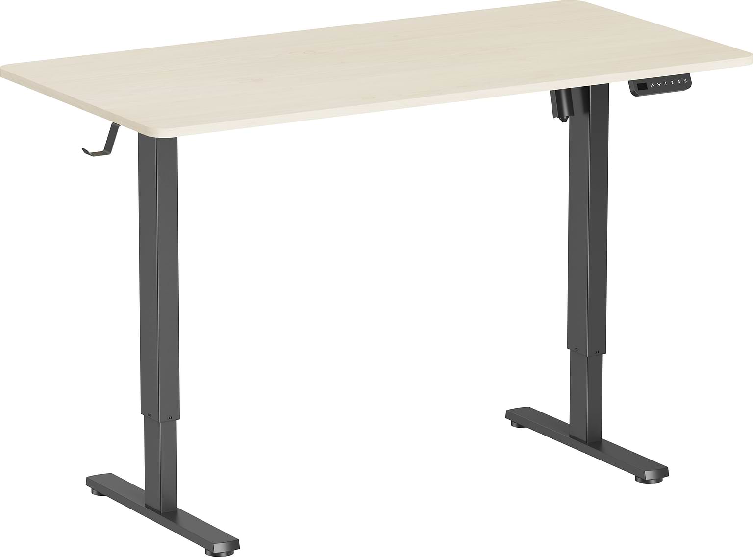 Стол с электрорегулировкой высоты OfficePro ODE1470LWB Light Wood/Black - Фото 1