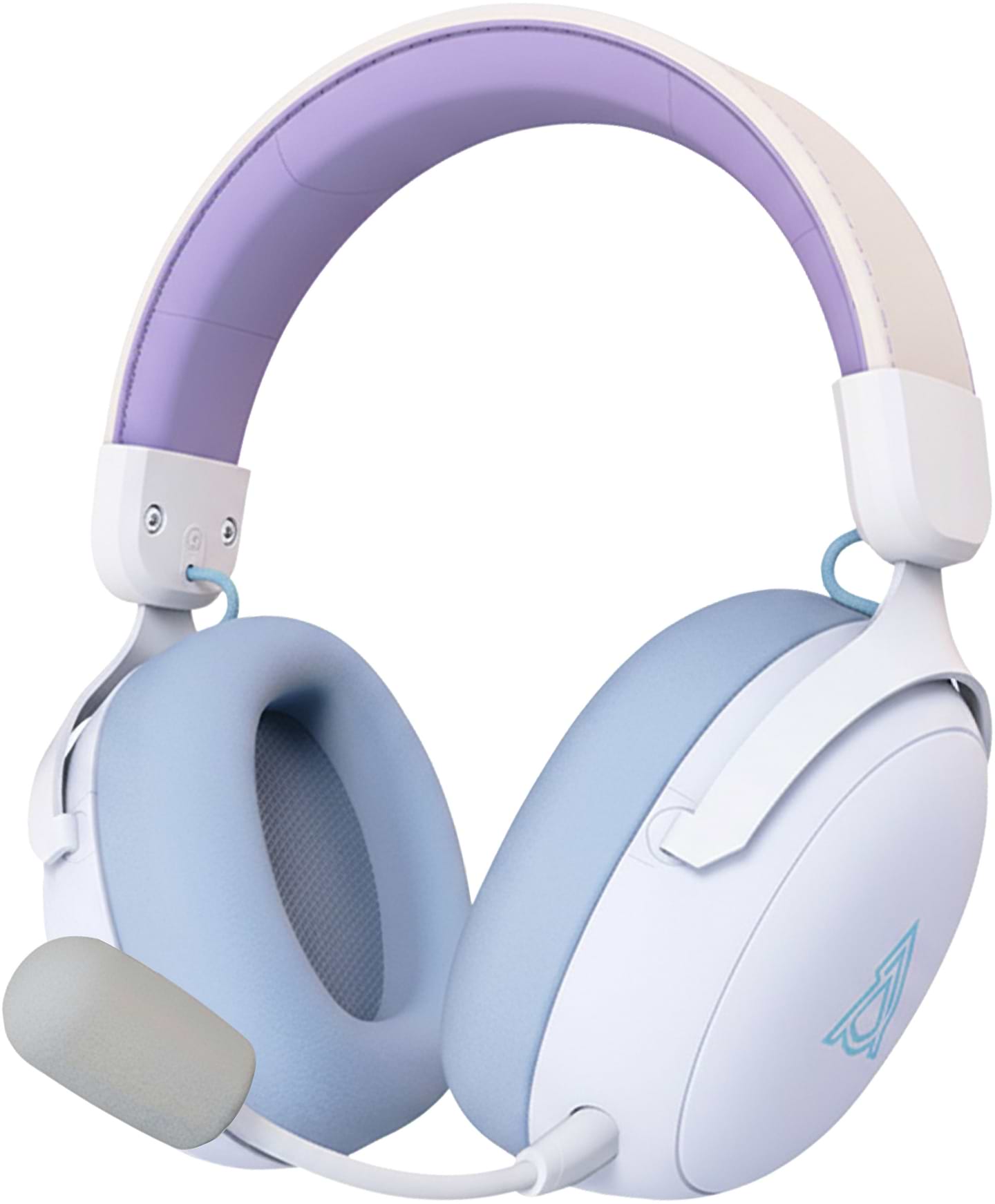 Гарнитура беспроводная игровая Ajazz AHM08 MAX 3-Mode White (AHM08-MAX-PWB) - Фото 1