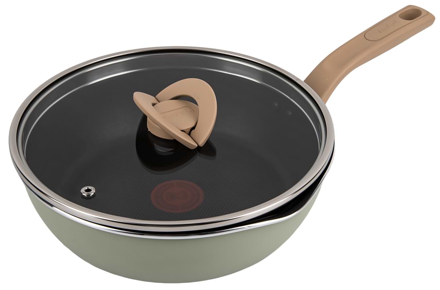 Купити Сковорода універсальна Tefal G1748704 24 см (2,6 л), оливкова з кр - Фото 1 Сковорода універсальна Tefal G1748704 24 см (2,6 л), оливкова з кр - Фото 1