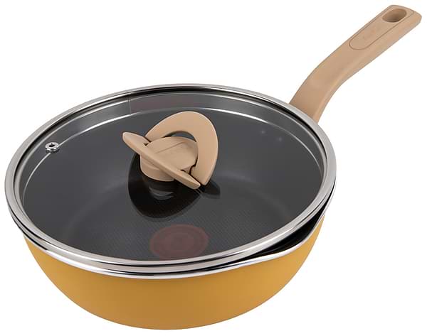Фото - Сковорода універсальна Tefal G1808604 22 см (2,2 л), жовта з кр