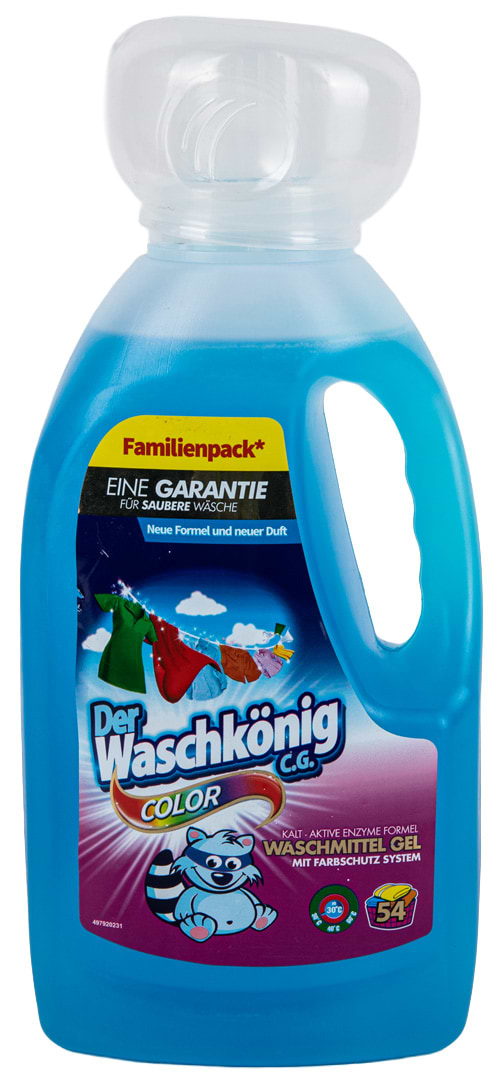 Купити Гель для прання Waschkonig Color 1625 мл (4260418930399) - Фото 1 Гель для прання Waschkonig Color 1625 мл (4260418930399) - Фото 1
