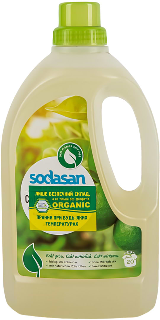 Гель для прання Sodasan Color 1.5 л (4019886015066)