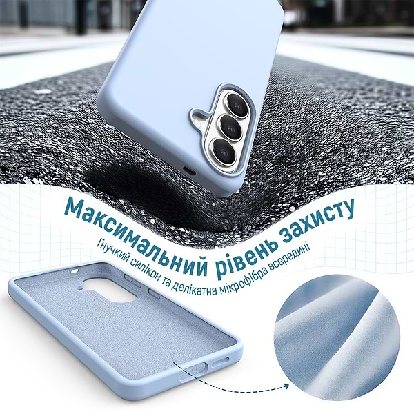 Фото - Чохол для смартфону Colorway Liquid Silicone for Samsung Galaxy A37, lavender (CW-CLSSGA376-LV)