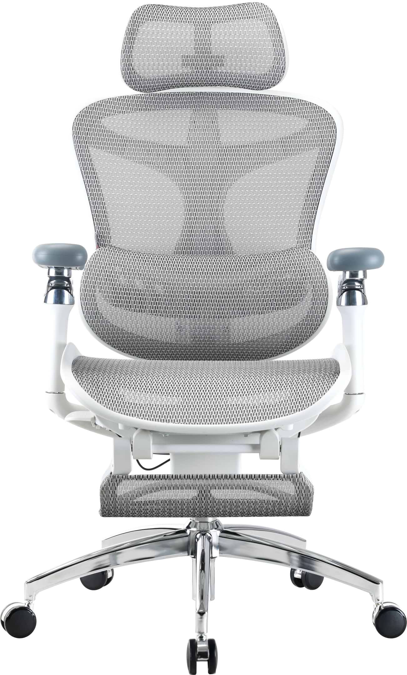 Крісло офісне Sihoo DORO C300 Pro Mesh White with footrest (DORO-C300-PRO-M102-JT)