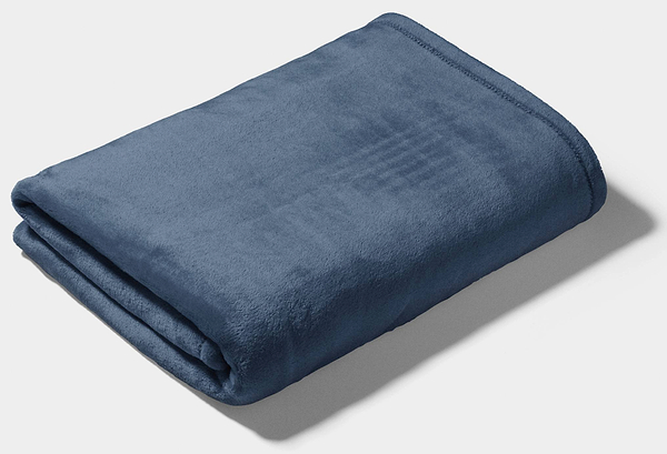 Фото - Плед двоспальний Lelit 180х200 сіро-синій (1203048)