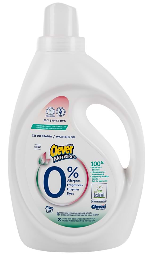Гель для прання Clever 1560 мл (5900308779804)