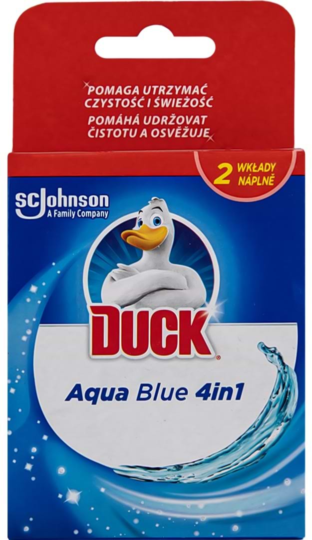 Туалетний блок SC Johnson Duck Aqua 4в1 Синій (5000204669756)