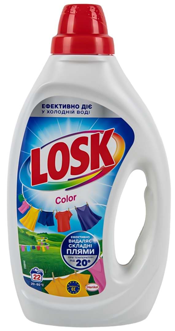 Фото - Гель для прання Losk Колір 0.99л, 22 цикла