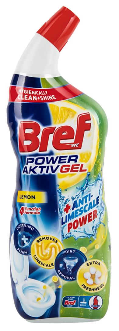 Средство для чистки унитаза Bref гель Сила актив Лимон 700мл