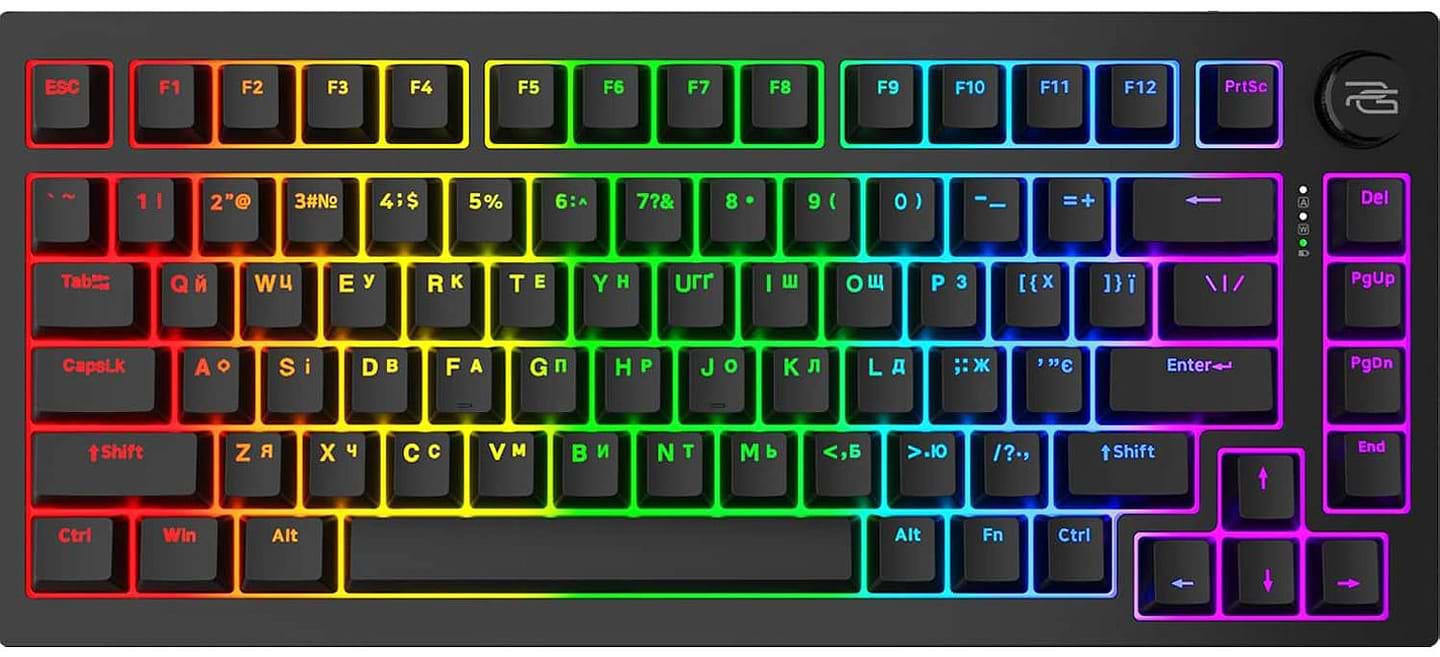 Клавиатура беспроводная игровая Proove Gaming Coupe (Ukraine Layout) Black (WKCP00022401)